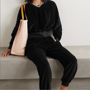 Suzi Kondi Black Velour Set